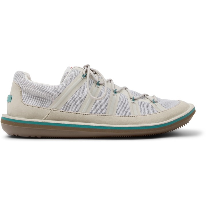 Camper, Pantofi sport Beetle low-cut din material textil cu sireturi, Gri