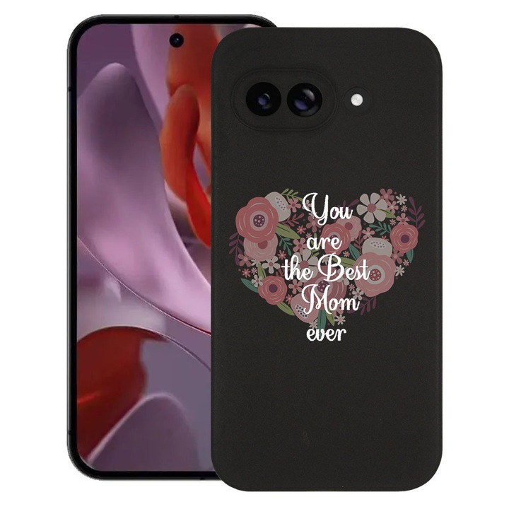 BestCase® Ultra Slim TPU tok Google Pixel 10a-val kompatibilis, Best Mom Ever, 3128367 B 30