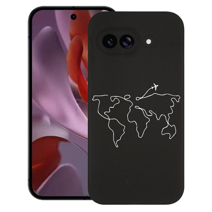 Google Pixel 10a Rugged TPU Hoesje - Zwart