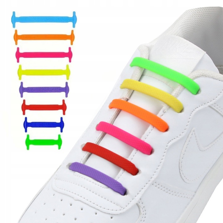 Set Sireturi Din Silicon, SNM, 16 buc, Multicolor, 7 mm, 8x7.5x7x6.5x6x5.5x5x4.5 cm