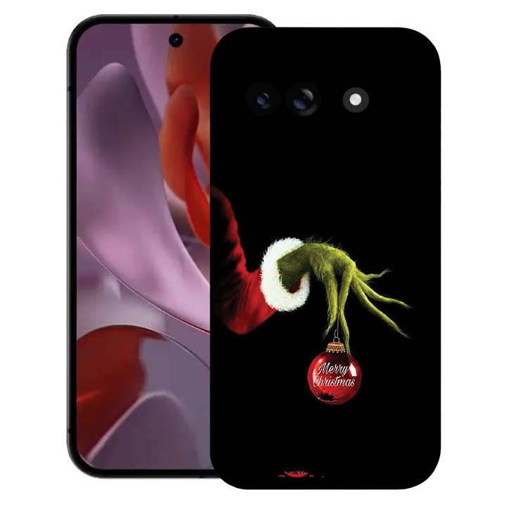 BestCase® Husa TPU Ultra Slim Compatibila cu Google Pixel 10a, Xmas GreenMass, 3128367 B 1354