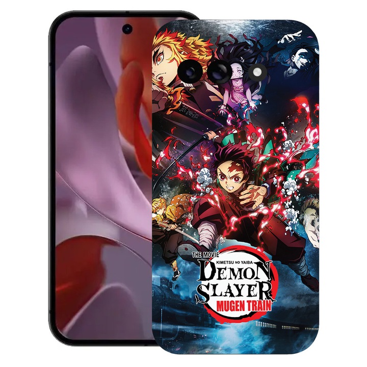 BestCase® Husa TPU Ultra Slim Compatibila cu Google Pixel 10a, Demon Slayer, 3128367 B 1702