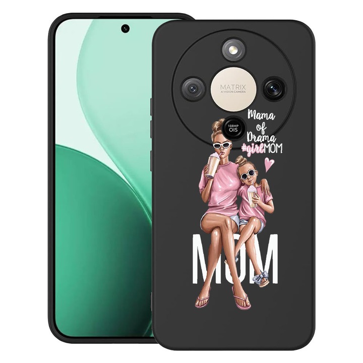 BestCase® Ultra Slim TPU tok Honor Magic8 Lite-hoz, Girl Mom Mama of Drama, 3129184 B 558