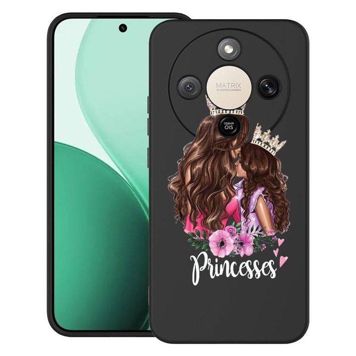 BestCase® Ultra Slim TPU tok Honor Magic8 Lite készülékkel kompatibilis, Princesses Gril Mom, 3129184 B 552