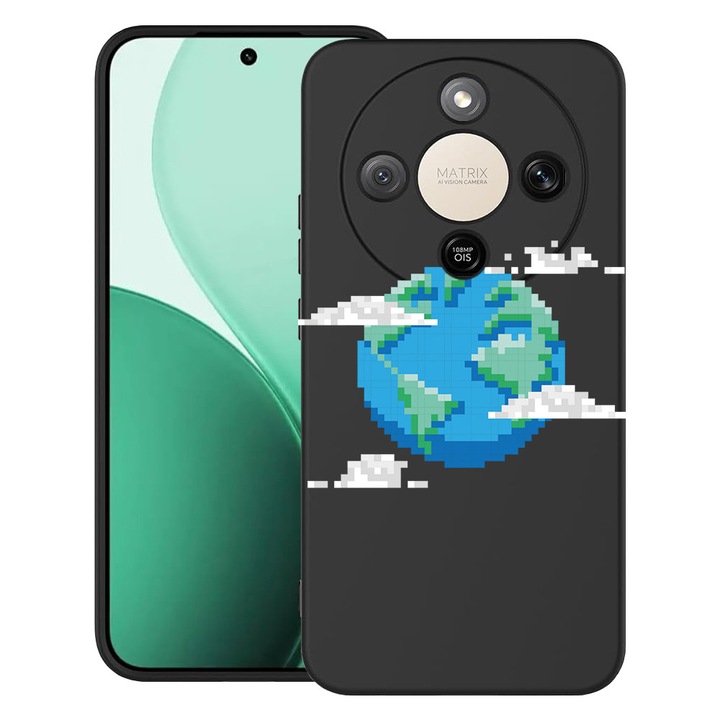 BestCase® Husa TPU Ultra Slim Compatibila cu Honor Magic8 Lite, Minecraft Earth, 3129184 B 1683