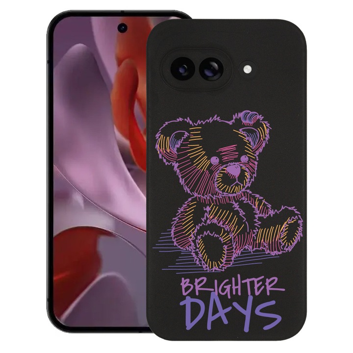 BestCase® Husa TPU Ultra Slim Compatibila cu Google Pixel 10a, Teddy Bear Brighter Days, 3128367 B 1563