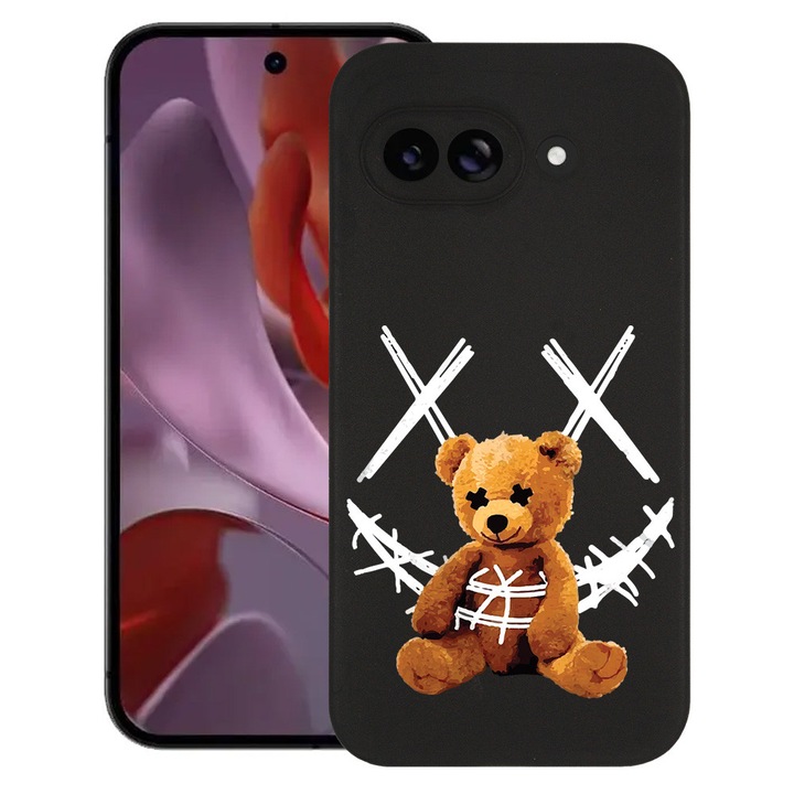 BestCase® Husa TPU Ultra Slim Compatibila cu Google Pixel 10a, Teddy Bear Smile, 3128367 B 982