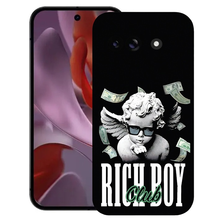 BestCase® Husa TPU Ultra Slim Compatibila cu Google Pixel 10a, Rich Boy Club, 3128367 B 1457