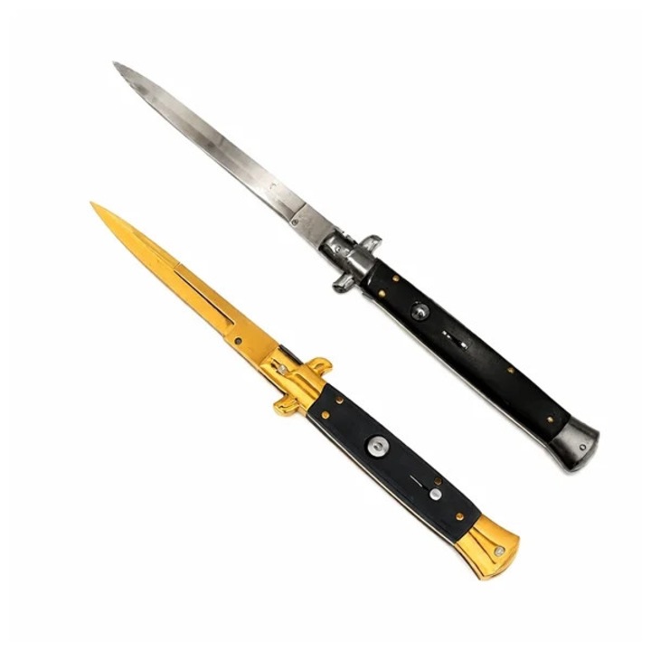 Set doua bricege automate DEPOX®, otel inoxidabil, negru/auriu, 33/22 cm