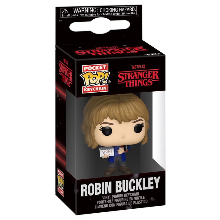 POP kulcstartó, Stranger Things 5, Robin Buckley, 4 cm
