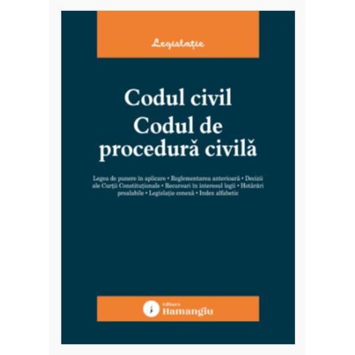 Codul civil. Codul de procedura civila. Actualizat la 14 ianuarie 2026