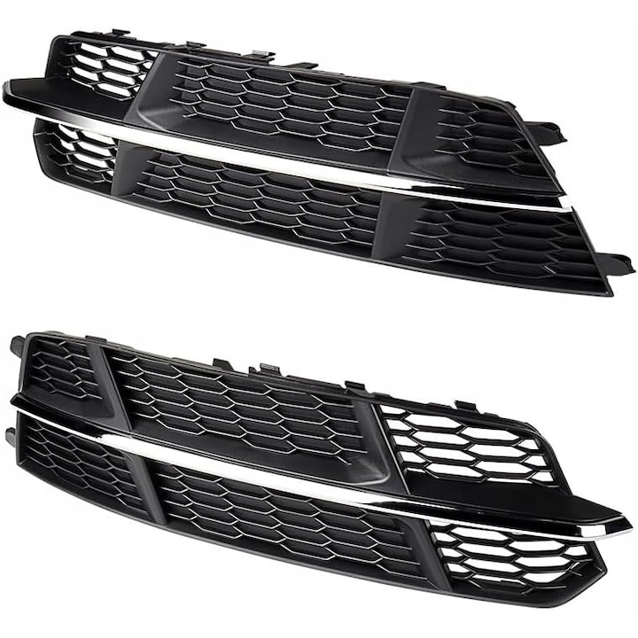 Grila Halogen Audi A6 C7 14-18 S-line Set! Crom