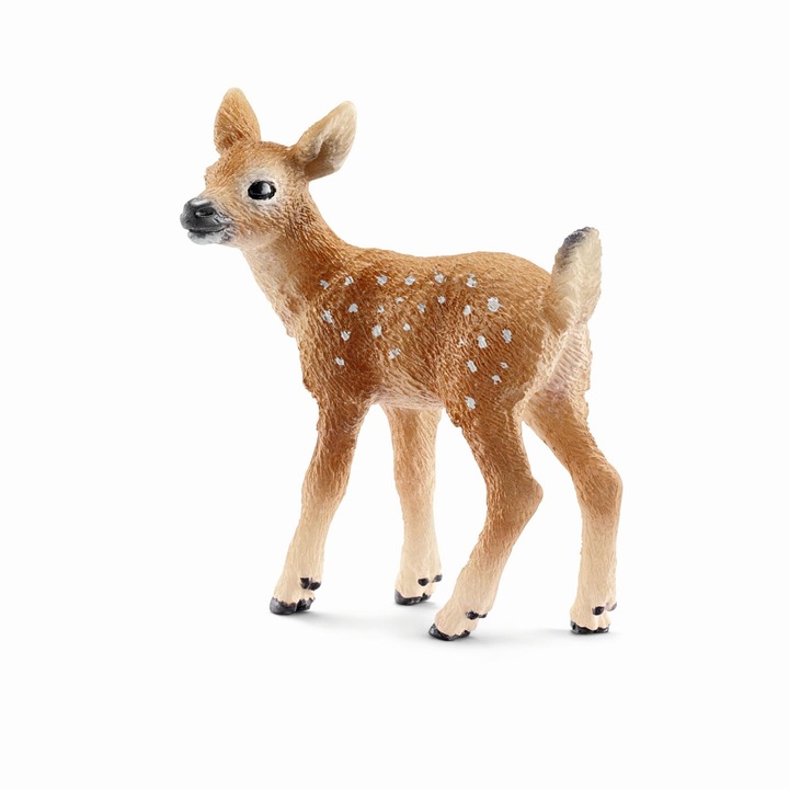 Фигурка Schleich, Белоопашат елен, 8x11x3.5см, Многоцветен