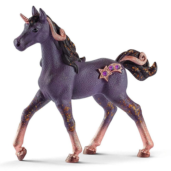 Фигурина Schleich BAYALA, Лунен Еднорог жребче, многоцветен, 11см, комплект 1х фигурина