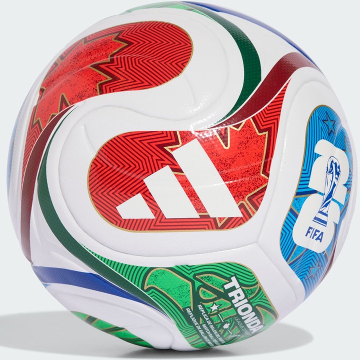 Minge fotbal Adidas FIFA World Cup 26 Trionda LGE J350, marime 5, alb