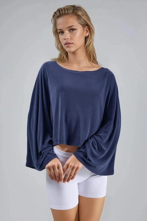 Bluza pentru dama, Busem, Bleumarin, Jerseu