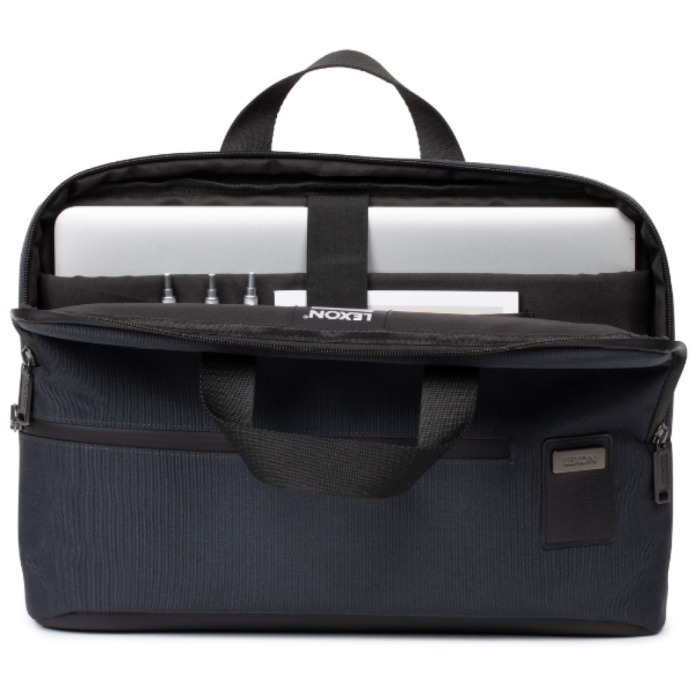 Geanta laptop Lexon Tera compatibila cu laptop 15 inch, Capacitate 16L, Navy Blue