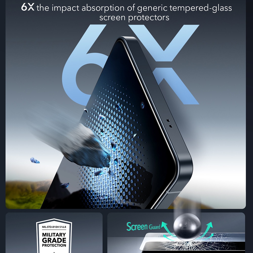 Folie pentru Samsung Galaxy S26 Ultra (set 2) - ESR Armorite Screen Protector - Clear