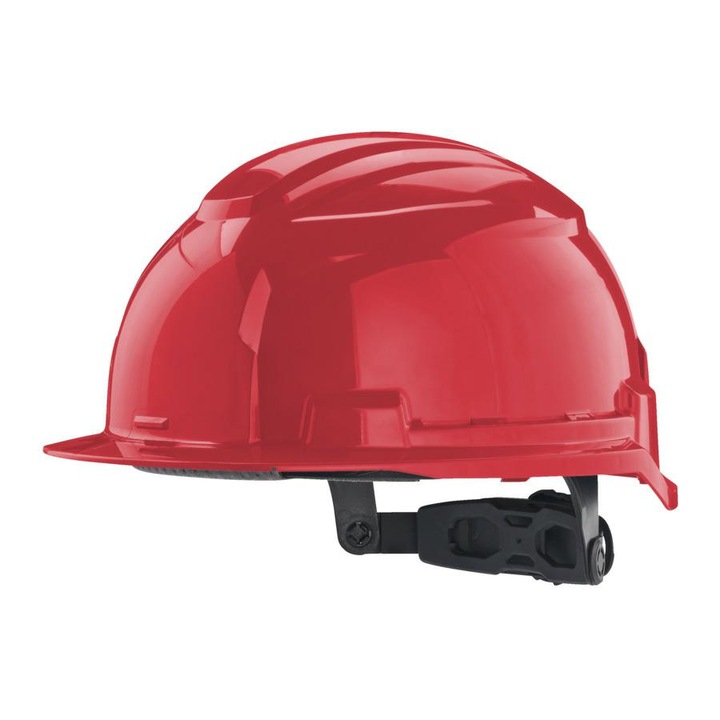 Casca de protectie Milwaukee BOLT 100, rosie, 52-68 cm, fara ventilatie