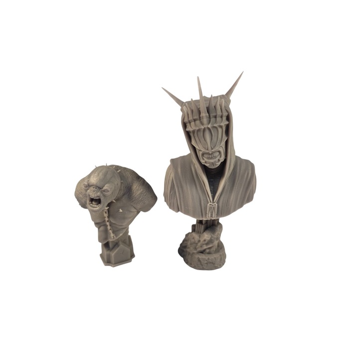 Set figurine Lord of the Rings Mouth of Sauron si Cave Troll 6-10 cm