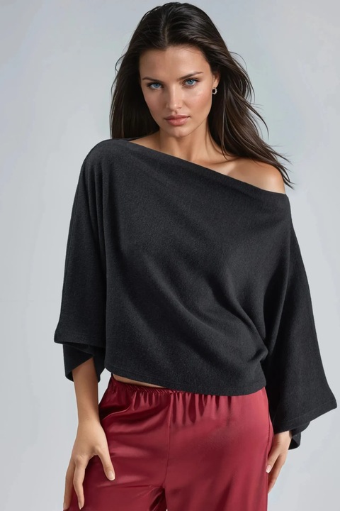 Bluza, Busem, Tricot, Negru