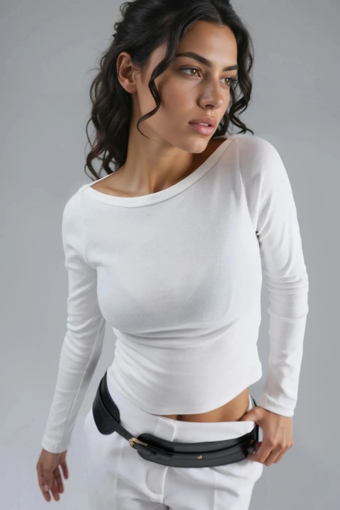 Bluza pentru dama, Busem, Alb