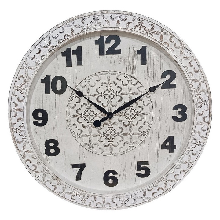 Ceas perete lemn multicolor 65 cm