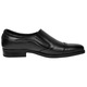 Pantofi barbati eleganti din piele naturala GKR233N - Marimea 45 Negru