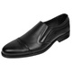 Pantofi barbati eleganti din piele naturala GKR233N - Marimea 45 Negru