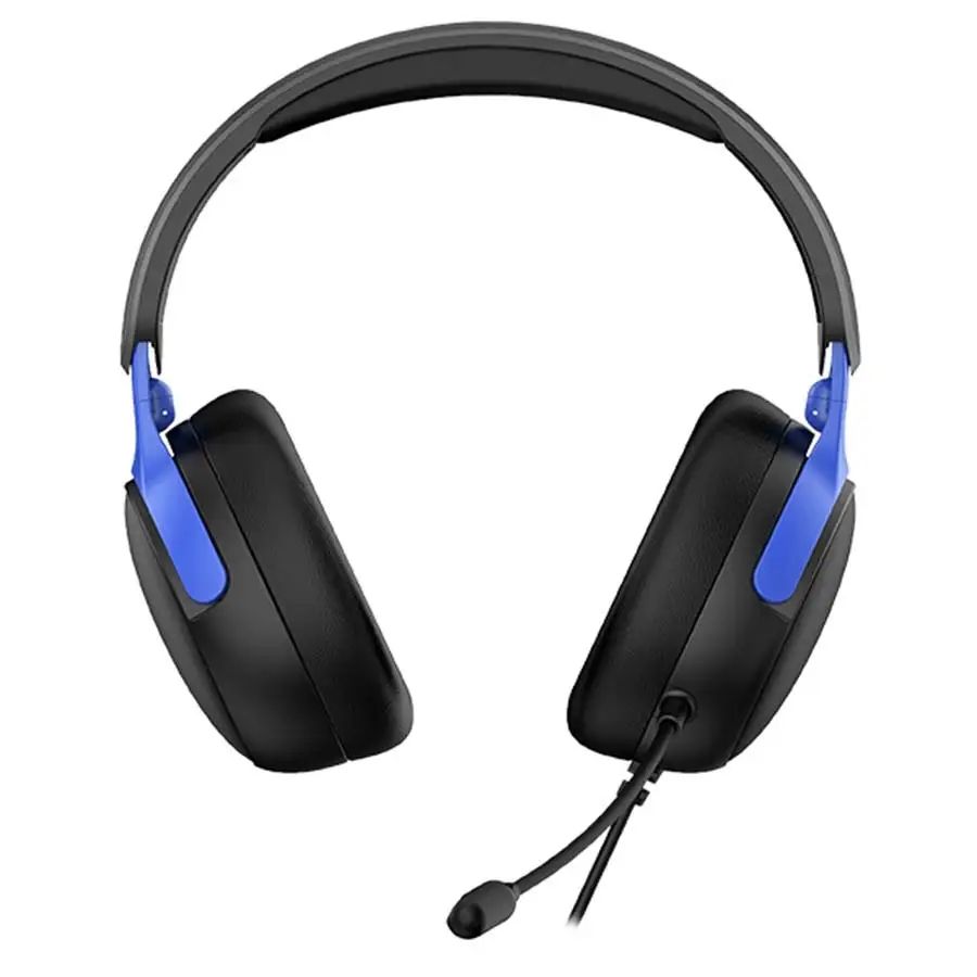 Casti cu fir Subsonic Multi Astra, microfon, 3.5mm, negru/albastru