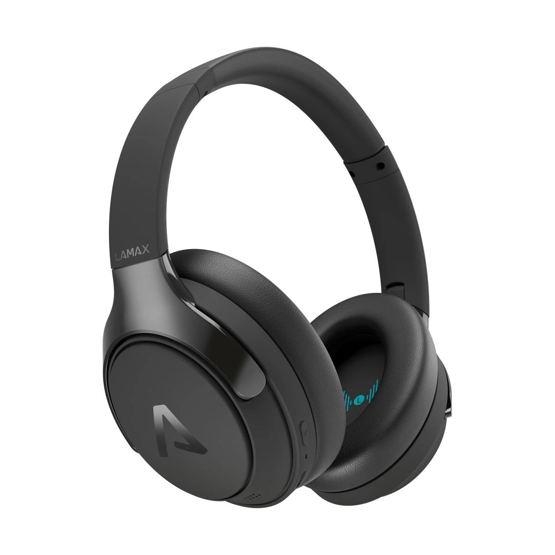 Casti wireless Lamax MuseComfort1, Bluetooth, microfon, negru, 20Hz-20kHz