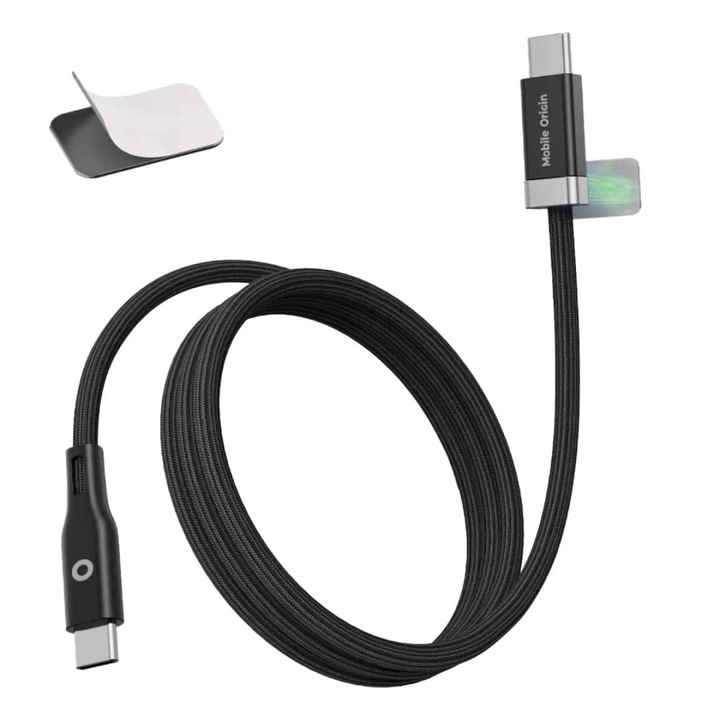 Cablu de date Mobile Origin USB-C la USB-C 1,5m negru
