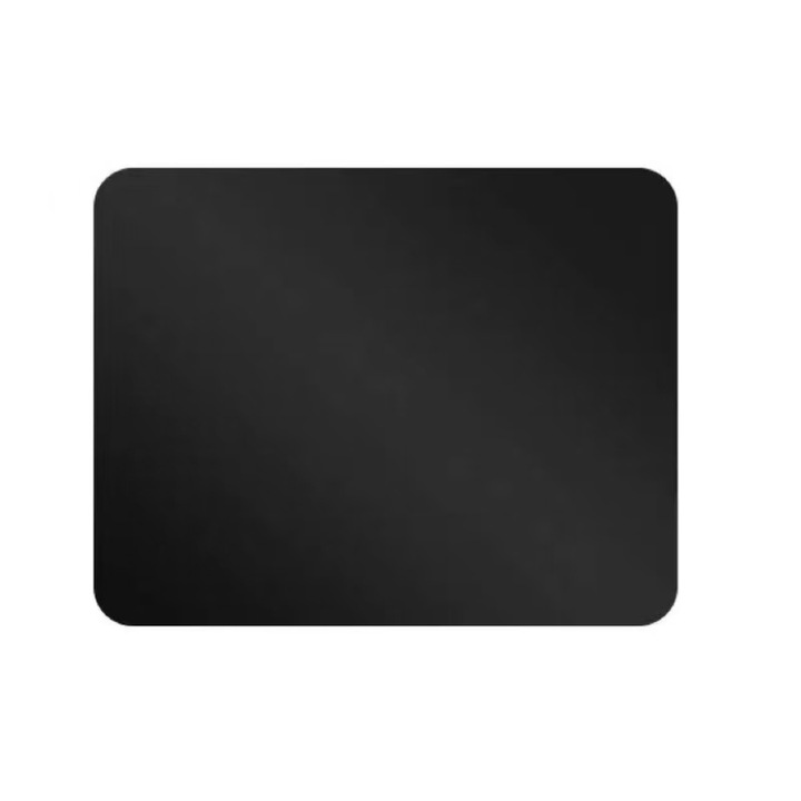Mousepad 26cm*21cm, design anti-alunecare, negru, pad mouse, potrivit pentru birou si jocuri