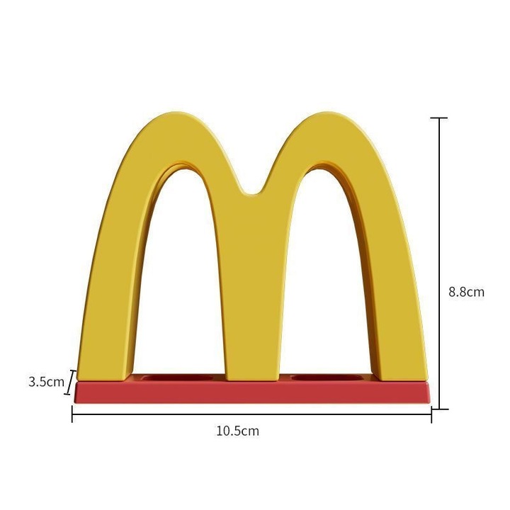 Suport de periute de dinte cu design M pentru cuplu, organizator de igiena orala, suport de periuta de dinte de baie din plastic
