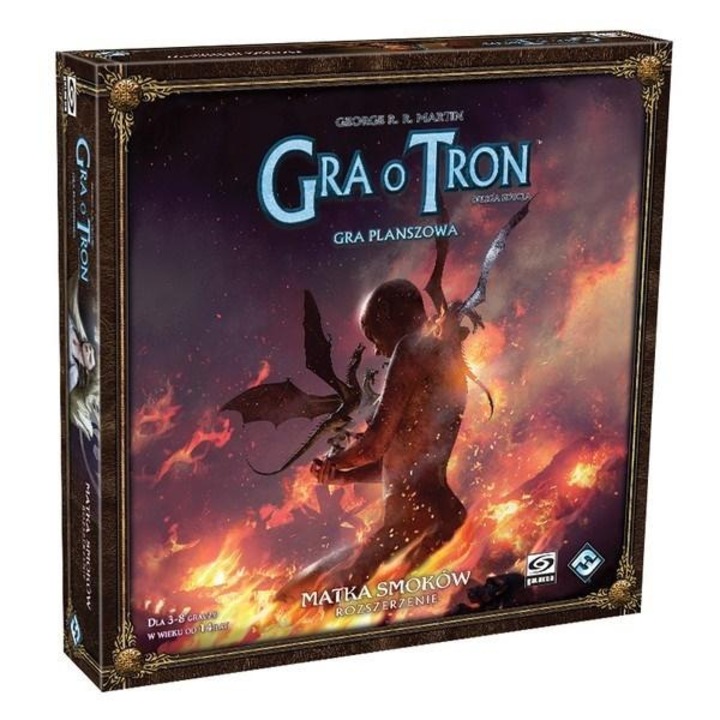 Joc de societate, Galakta, Gra o Tron: Matca Dragonilor, set, 45 unitati plastice, 3 unitati de dragoni, multicolor