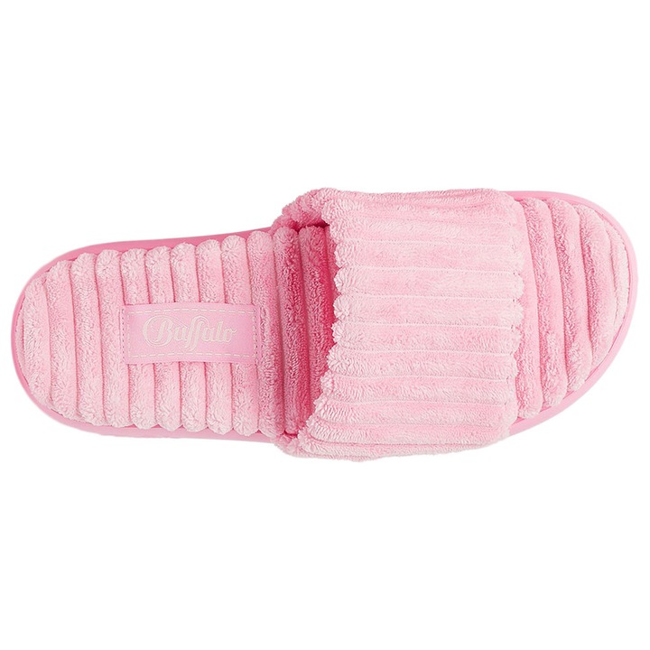 Papuci dama, Buffalo, sintetic, roz, 37 EU