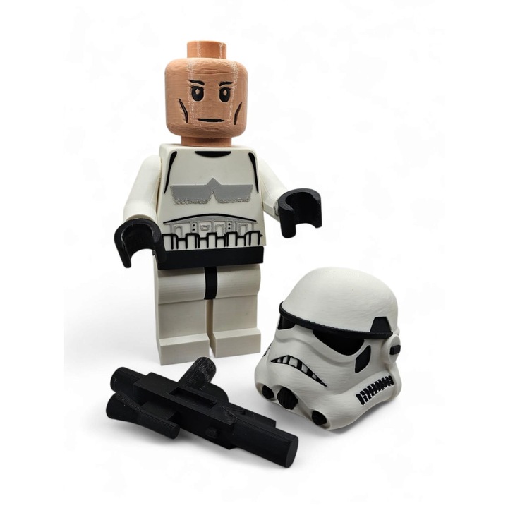 Фигурка Stormtrooper, 22 см, от PLA материал, декоративна, колекционерска