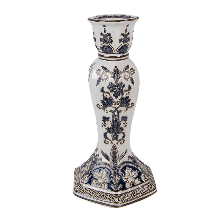 Sfesnic lumanare portelan multicolor Ø 15x28 cm