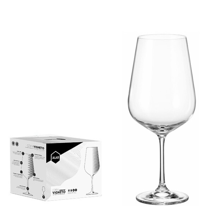 Pahar vin rosu Alar Vigneto 85 cl, x 6 bucati