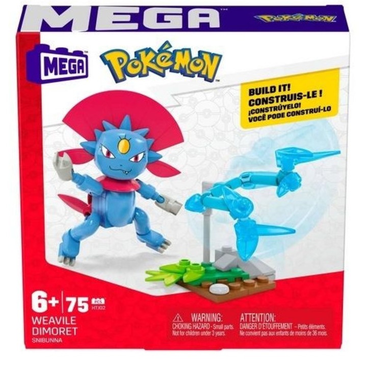 Set de constructie Mega Pokemon Beedrill, cu functie