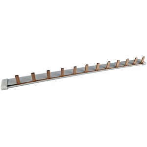 Bareta pieptene, 1 pol, 63 A, 13 module, nul, bus bar, pentru