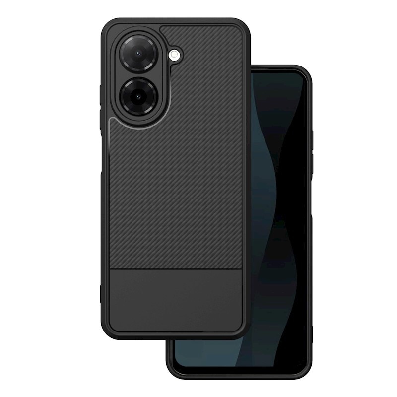 Husa pentru Xiaomi Redmi A5, Simple Carbon, Shockproof, Negru