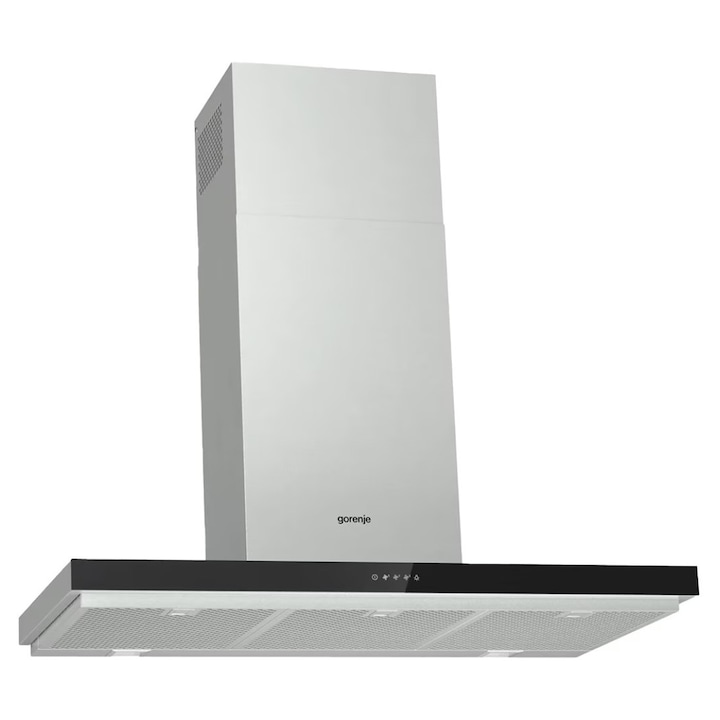 Hota Decorativă Gorenje WHT943E4XBG, 1 Motor, 650 m3/h, Inox, 89.8x45.5x80-104cm