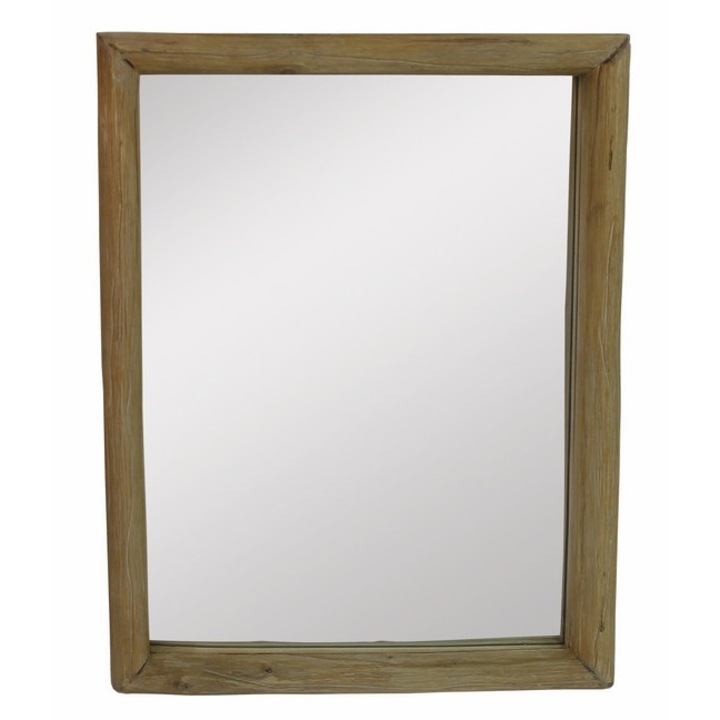 Barna fa fali tükör 61 x 80 cm