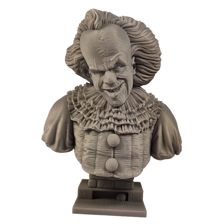 Фигурина 3d Пениуайз 13 см от сива смола