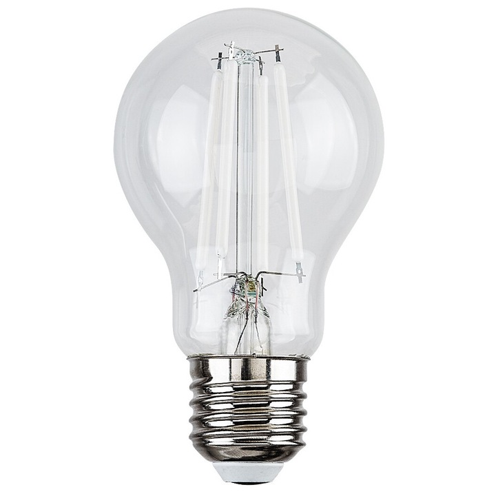 Bec LED transparent A60 Lumina Neutra E27 7W 806lm 4000k RABALUX 79192