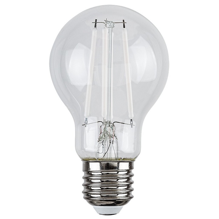 Прозрачна LED крушка A60 Топла светлина E27 7W 806lm 3000k RABALUX 79191