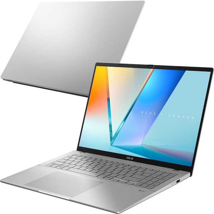 Laptop ASUS Vivobook S16 S3607VA-RP011W, i7-13620H, 16GB, 1TB, Argintiu, 16 inch, 144Hz
