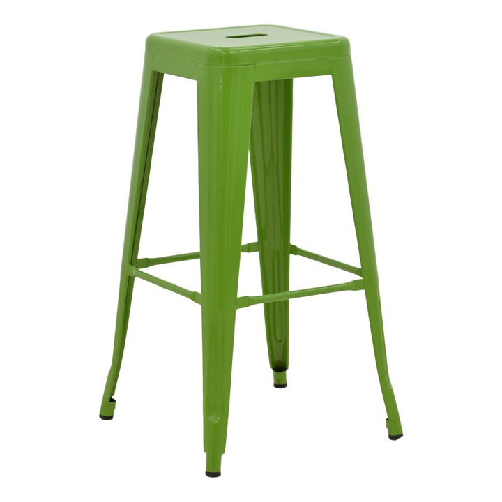 Scaun de bar Utopia, verde, 42x42x76 cm