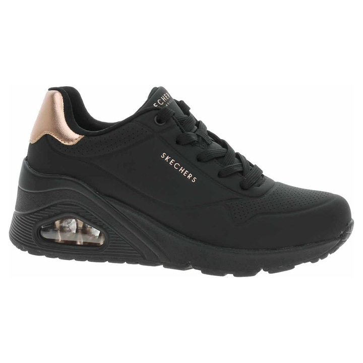 Női tornacipő Skechers Uno Wedge - HI Steps, fekete, 39
